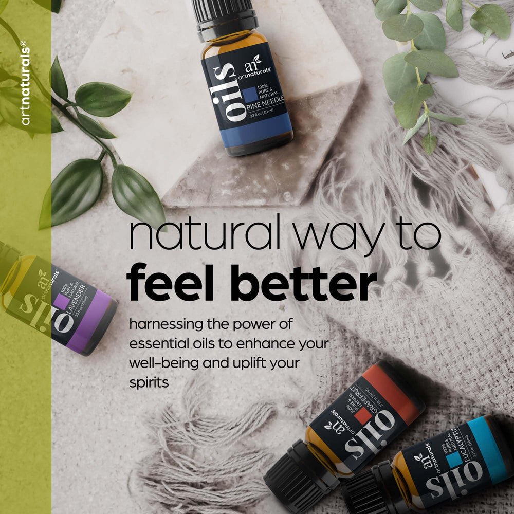 Gift-ready packaging for ArtNaturals Aromatherapy Oil Set