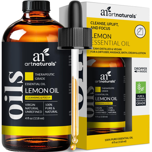 ArtNaturals Lemon Essential Oil bottle - 4 oz (118 ml)