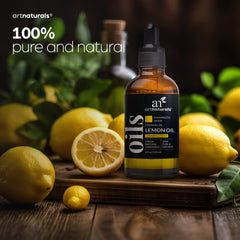 Aromatherapy diffuser releasing lemon essential oil