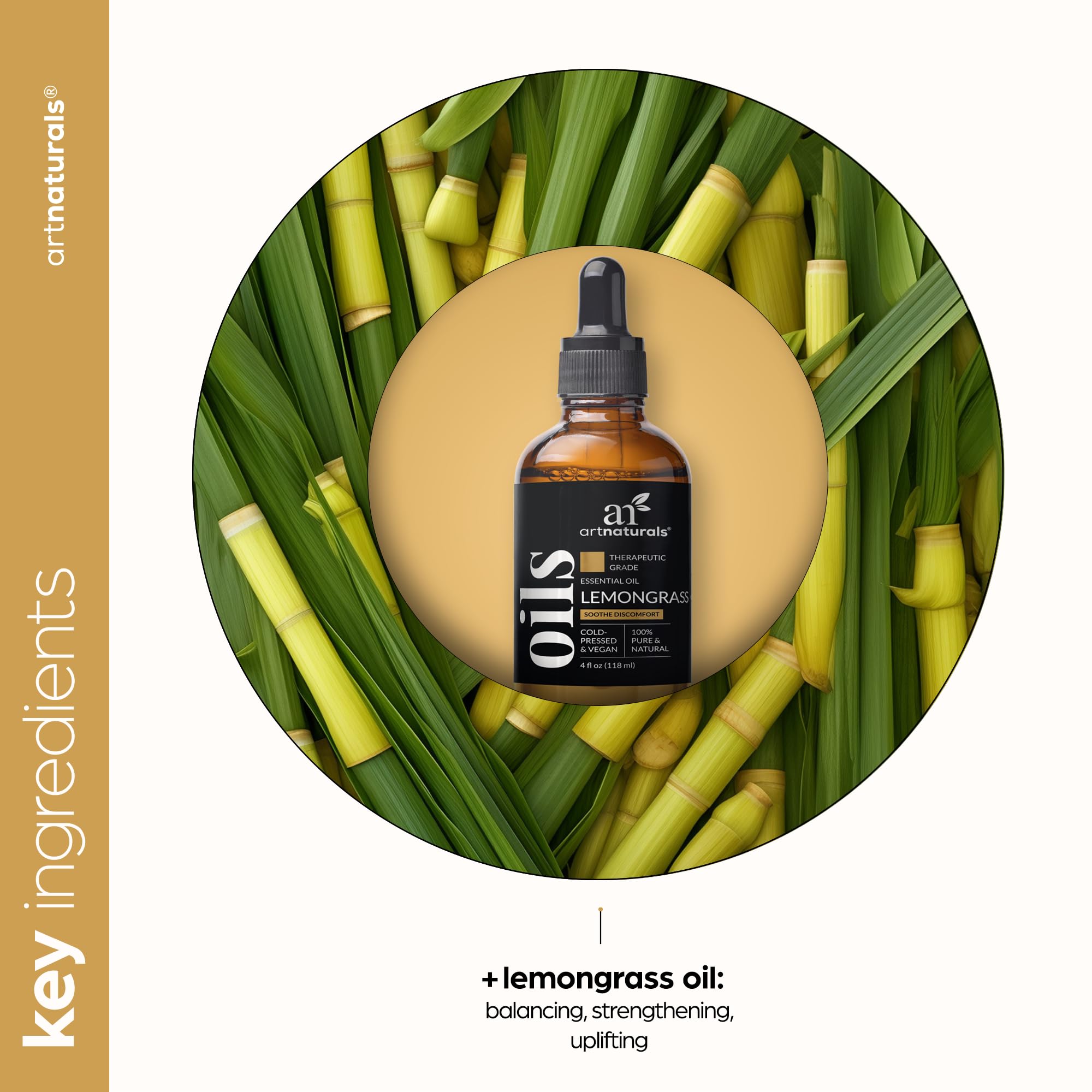 Lemongrass essential oil being used with a diffuser