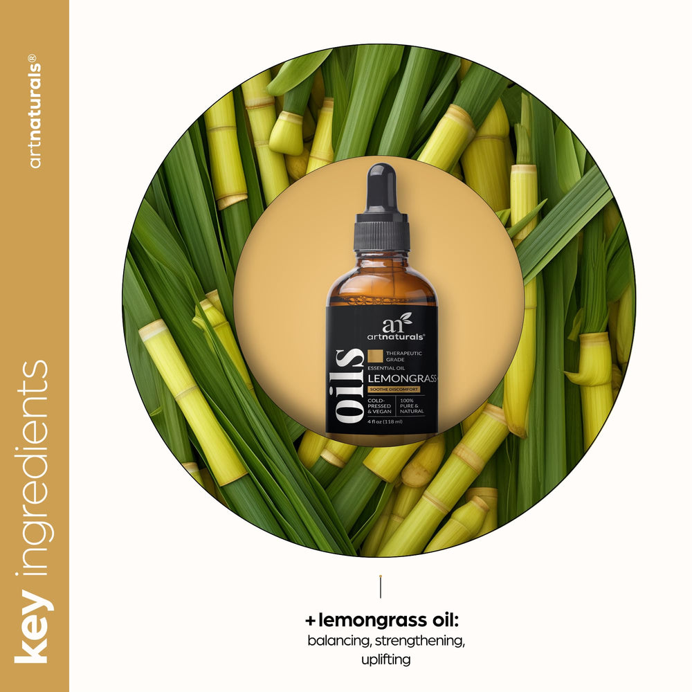 Lemongrass essential oil being used with a diffuser