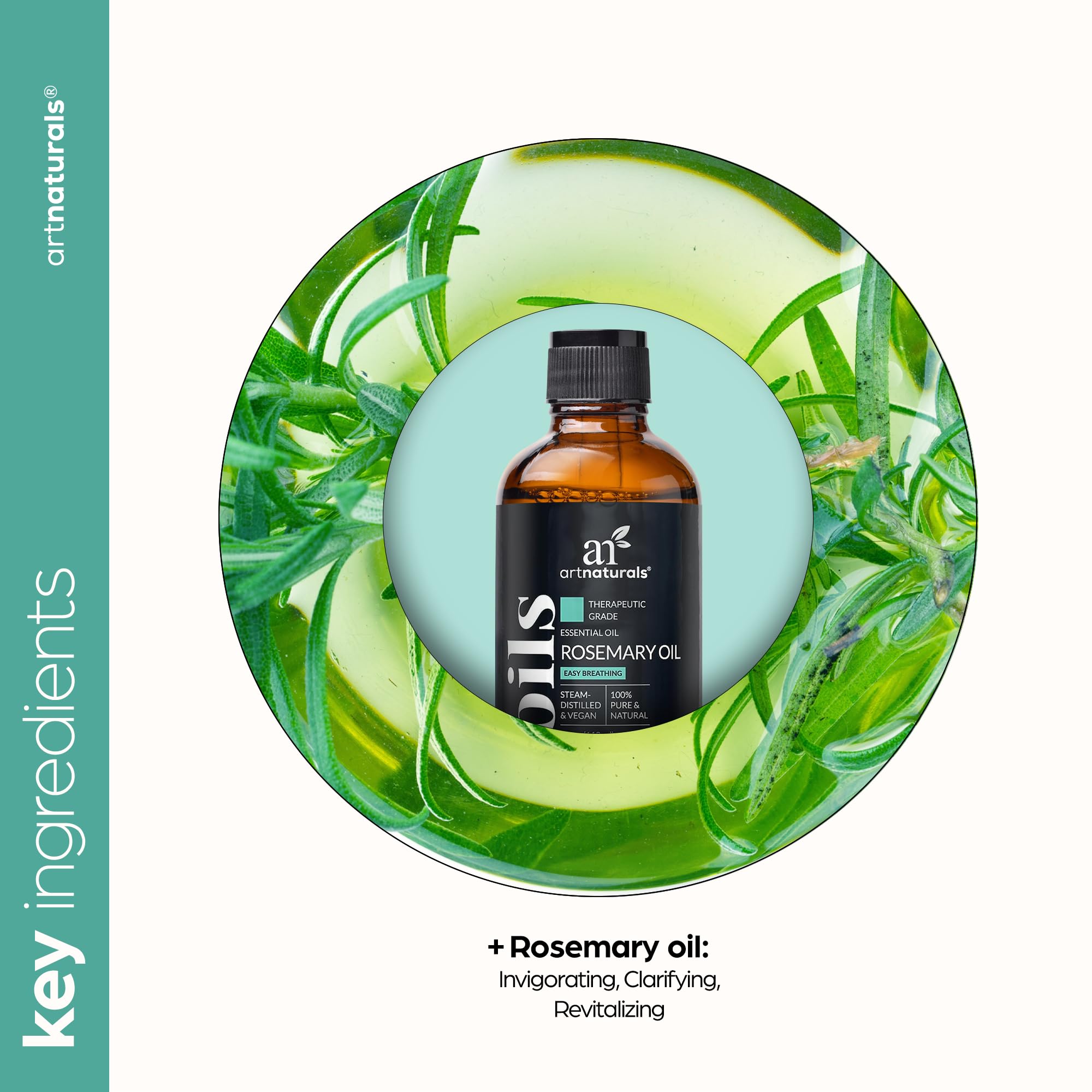 ArtNaturals Rosemary Oil packaging displayed on shelf