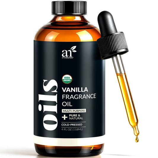 artnaturals Vanilla Essential Oil bottle - 4 oz (118 ml) - 100% pure, undiluted, therapeutic grade