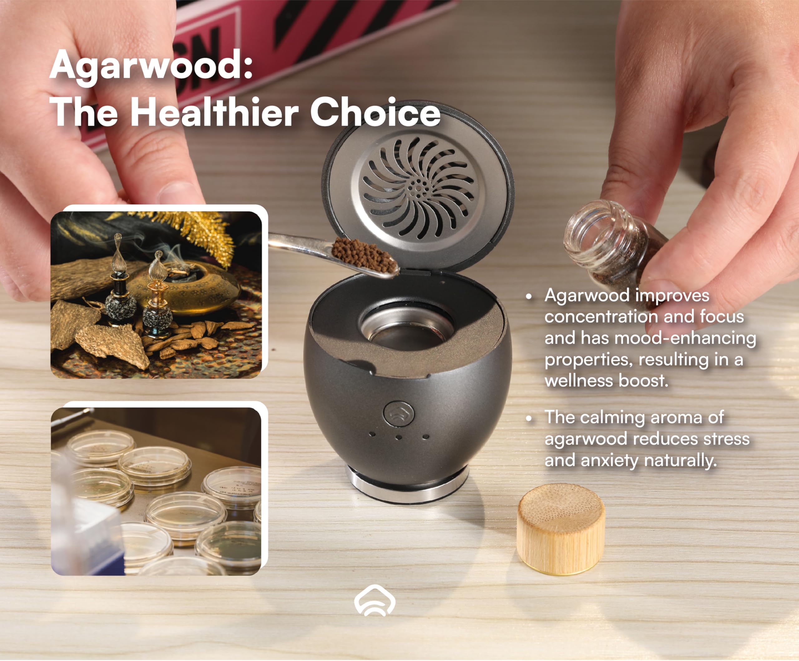 Artronic Orbby diffuser ambient light creates calm home ambience