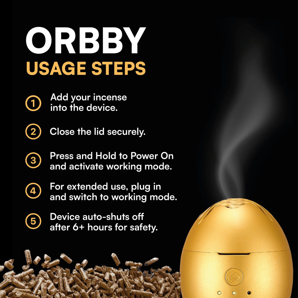 Artronic Orbby agarwood pellets offer versatile scent options for customization.