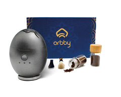 Artronic Orbby starter kit front view, compact desk diffuser for subtle office ambience.