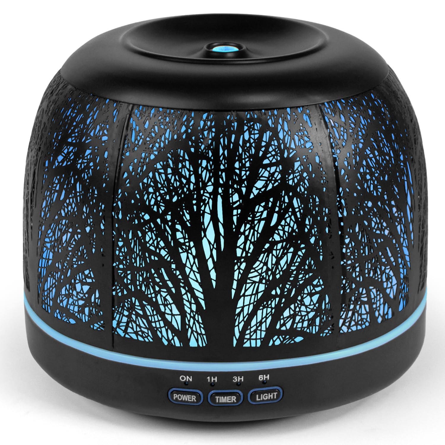 ARVIDSSON 500ml essential oil diffuser – Black Tree design, front view