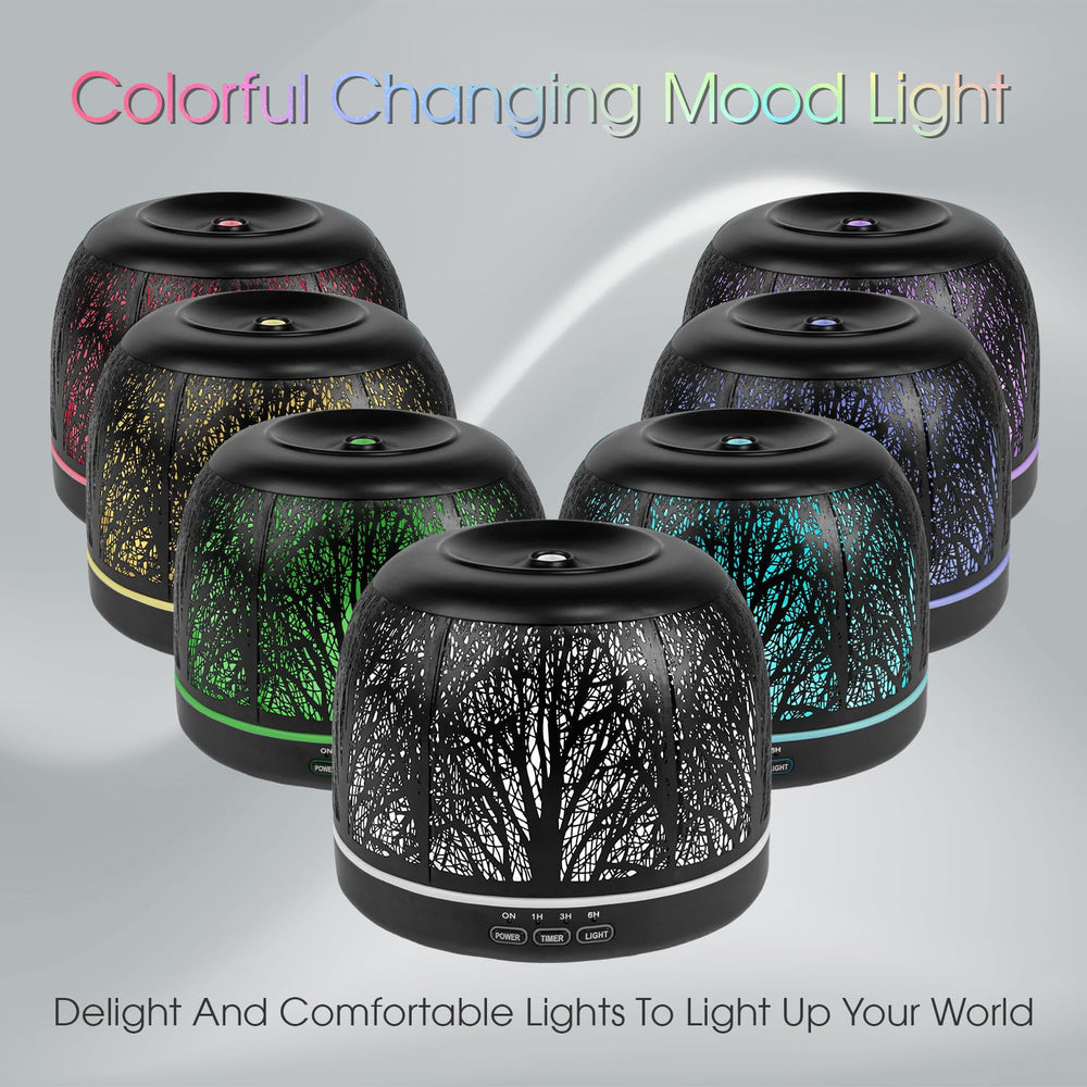 ARVIDSSON 500ml diffuser showing 7-color LED mood lights