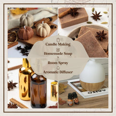 Gingerbread and Snickerdoodle oils in display