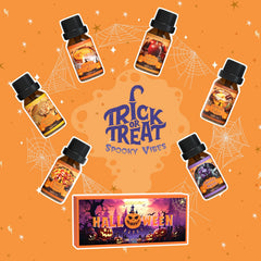 ARVIDSSON Candy Corn bottle beside candy illustrating nostalgic sweet scent