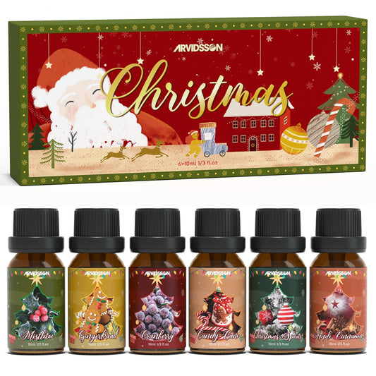 Pine branches and pinecones with ARVIDSSON Christmas fragrance oil
