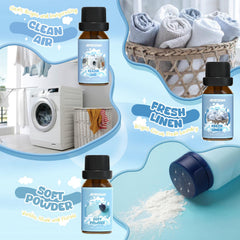 Clean Cotton essential oil bottle close-up