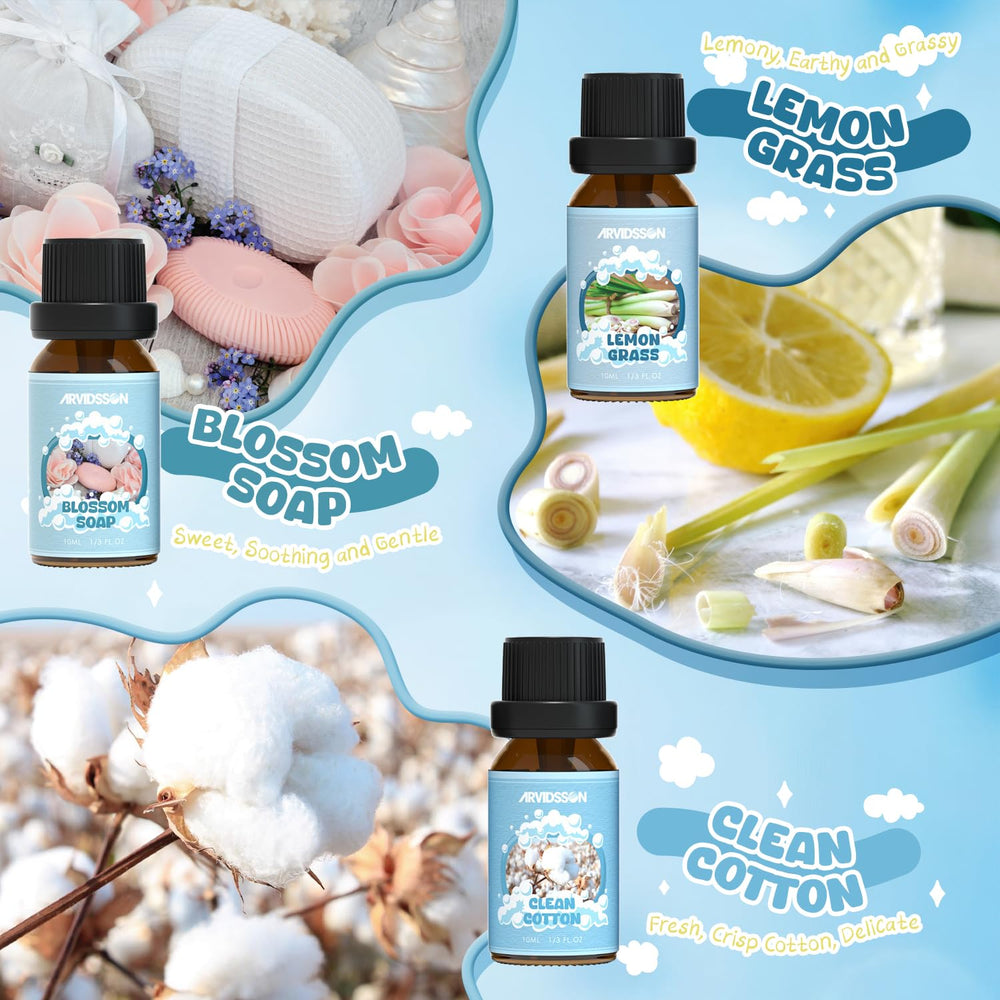 Clean Air essential oil bottle close-up
