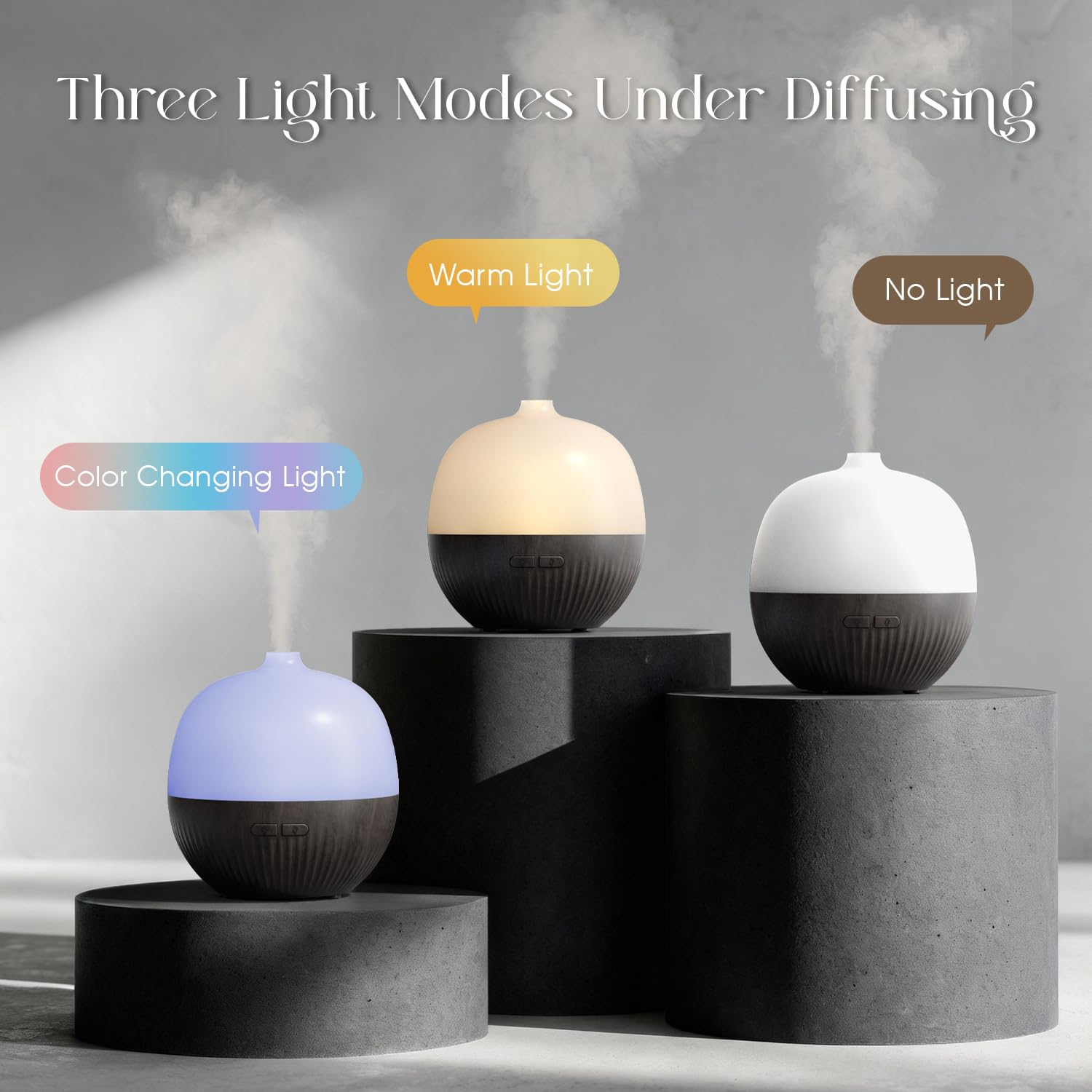 ARVIDSSON diffuser lit with multicolor mood lighting