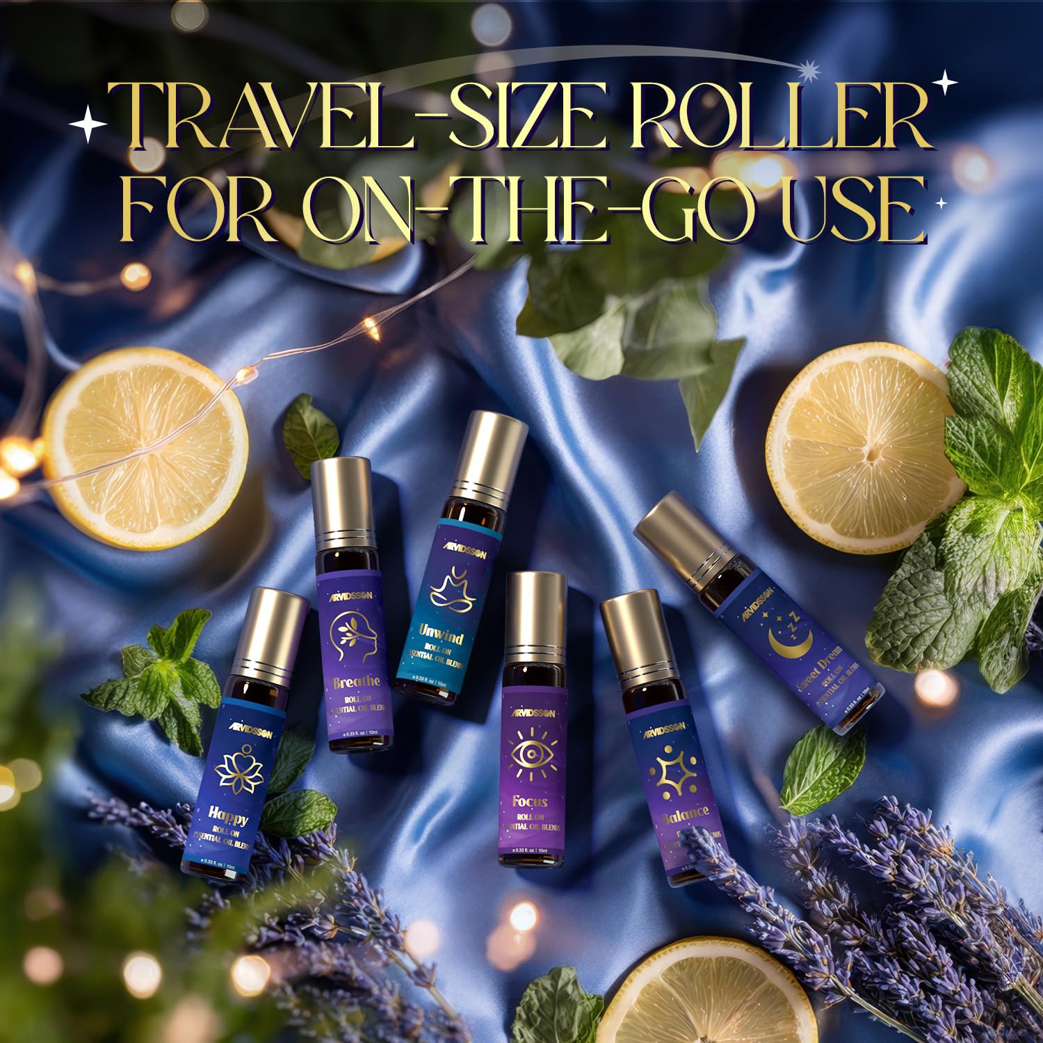 Focus roll-on bottle for concentration and clarity