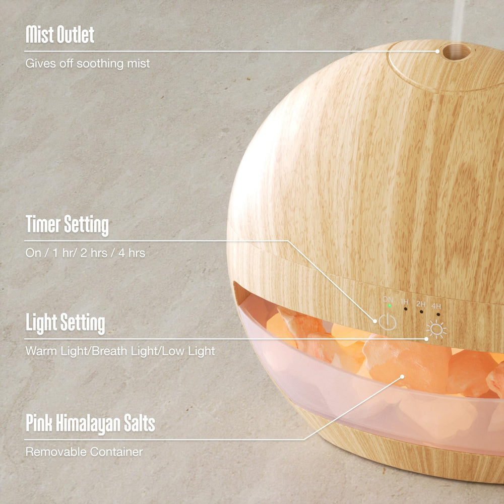 Room decor featuring ARVIDSSON Himalayan salt lamp diffuser