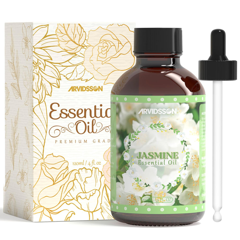 ARVIDSSON Jasmine essential oil bottle 4 oz (120 ml) front view
