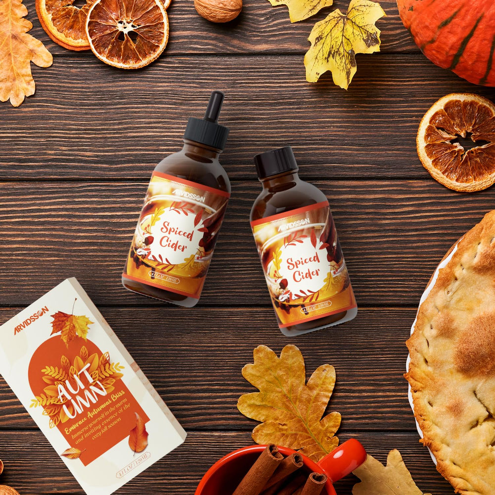 Diffuser-ready Spiced Cider fragrance oil bottle