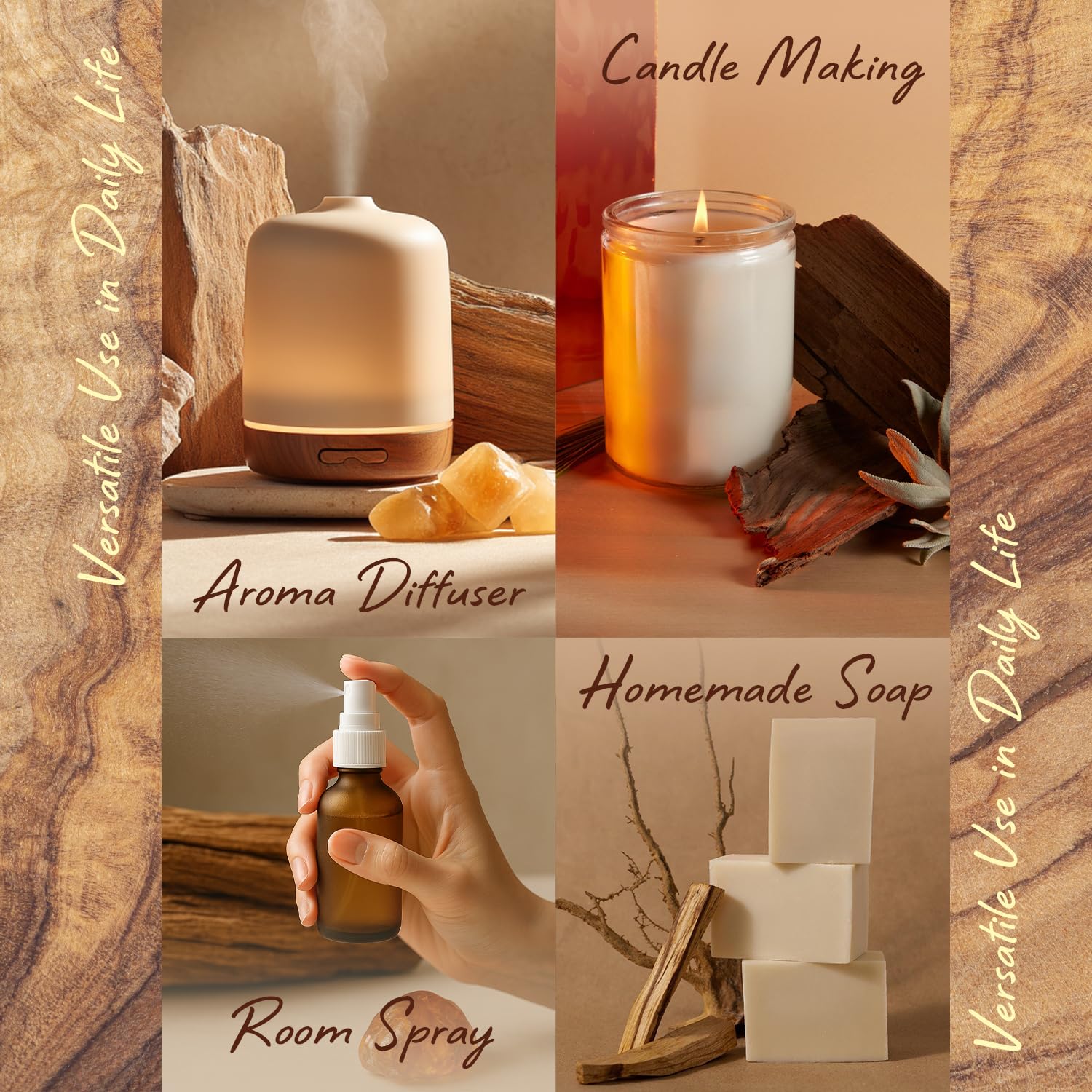 Gift-ready ARVIDSSON Woody Essential Oils Set packaging