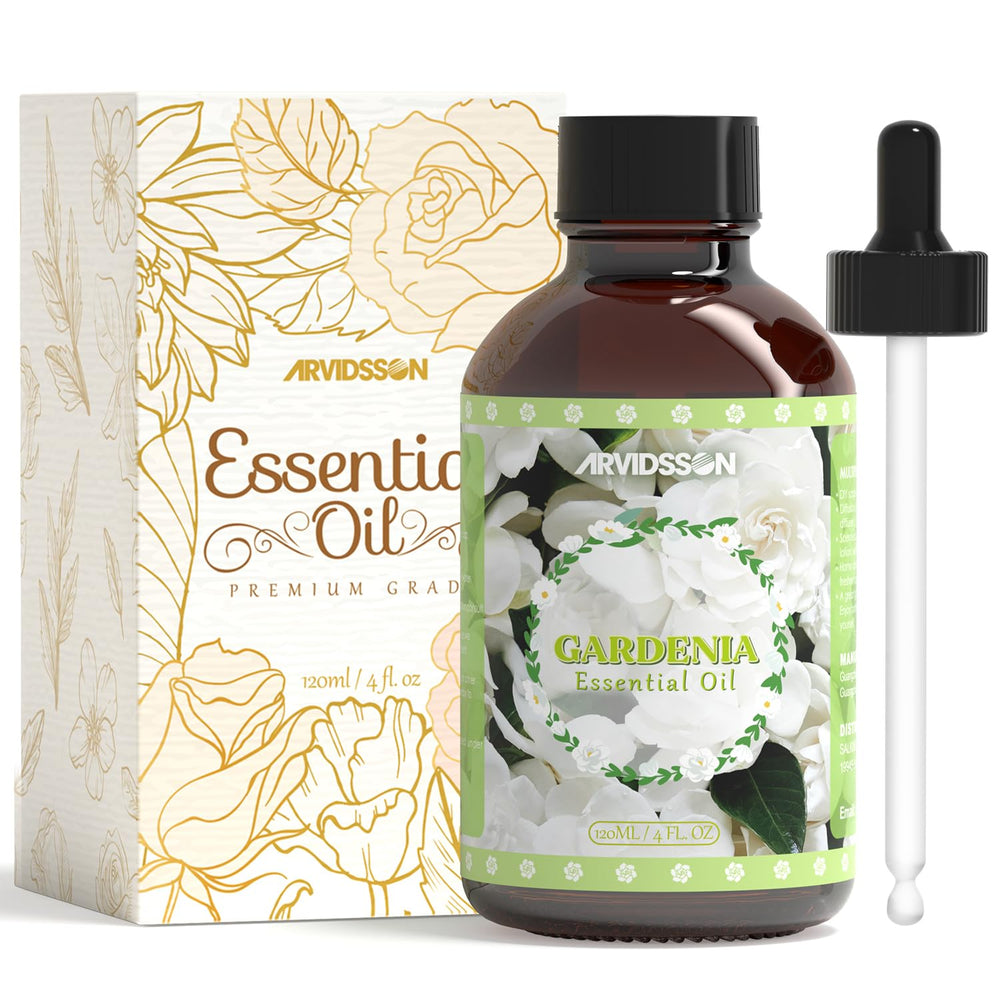 ARVIDSSON Gardenia essential oil bottle 4 oz (120 ml) in an elegant box