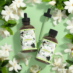 Elegant presentation box for ARVIDSSON Gardenia essential oil