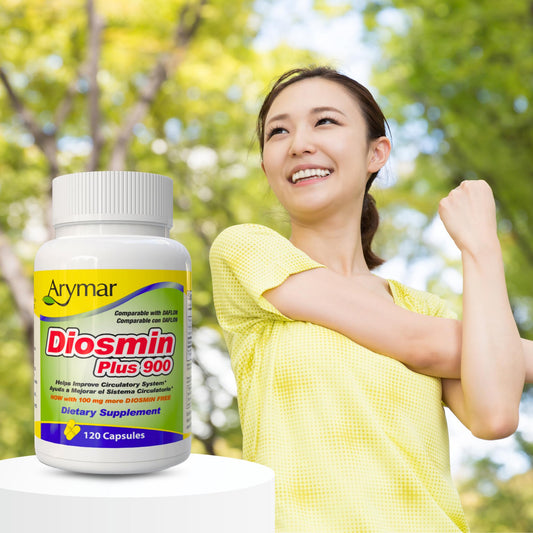 Close-up of Diosmin Plus 900 capsules