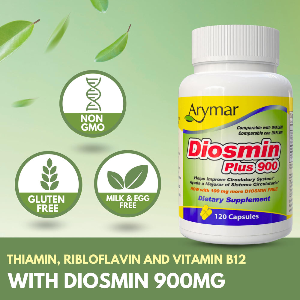 60-capsule ARYMAR Diosmin Plus 900 pack