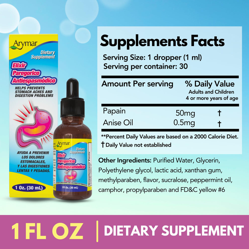 Product image highlighting digestive support features