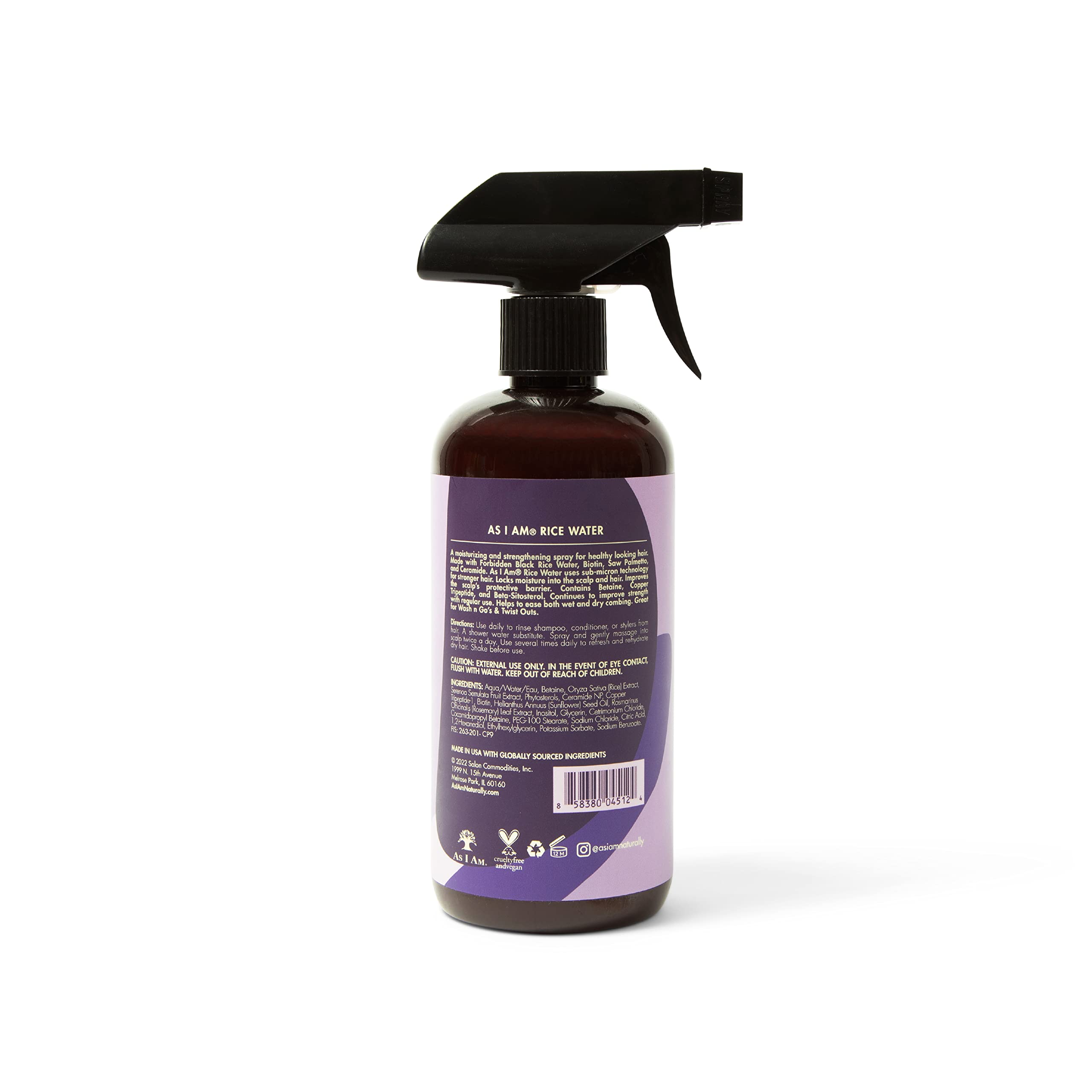 Forbidden Black Rice Water ingredient highlight