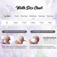 ASABITE versatile nail set suitable for office, events, and casual outfits.