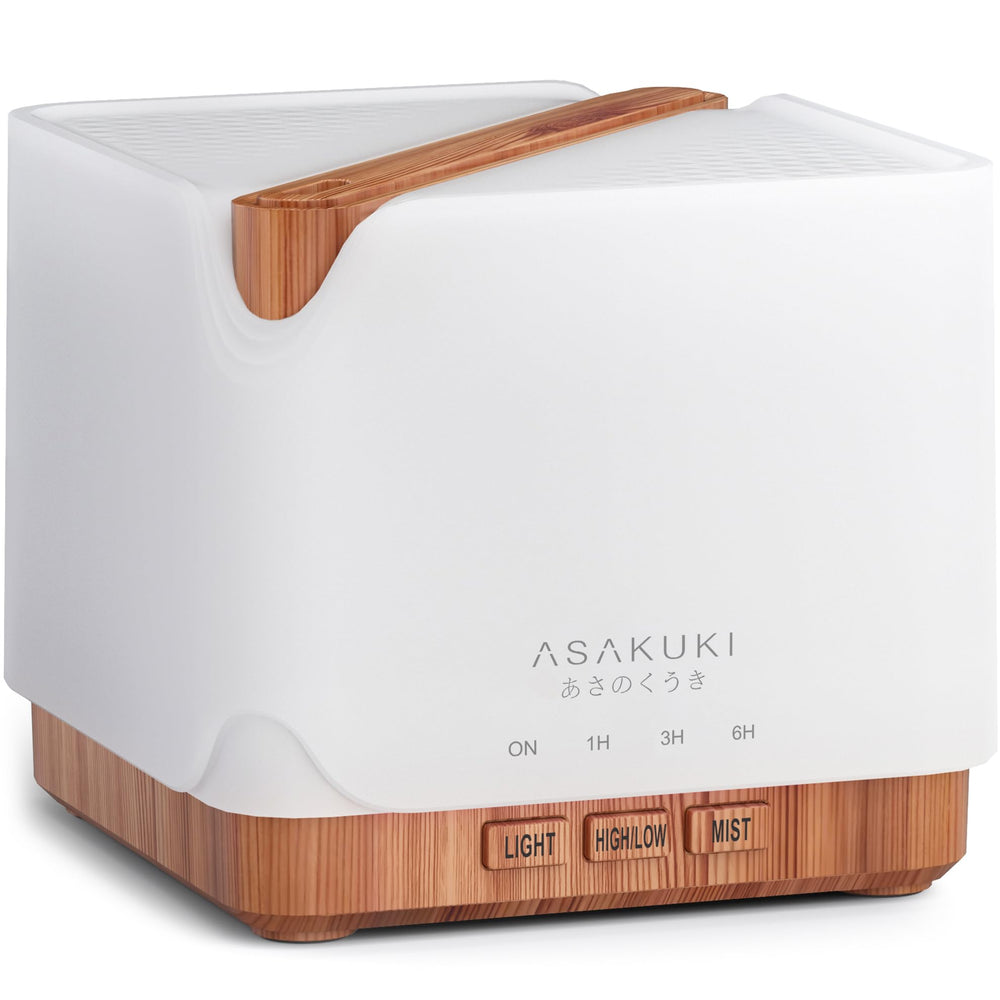 ASAKUKI 700 ml essential oil diffuser front view