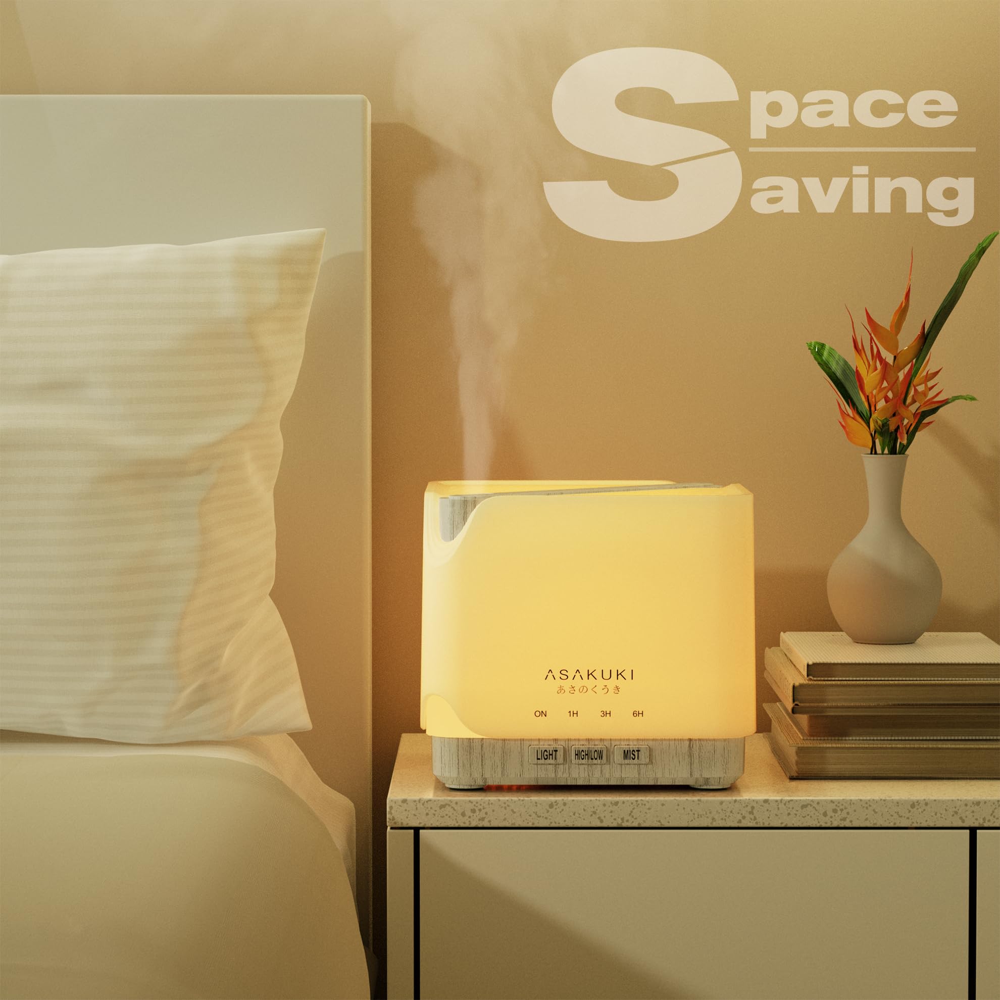Diffuser mist modes and adjustable settings