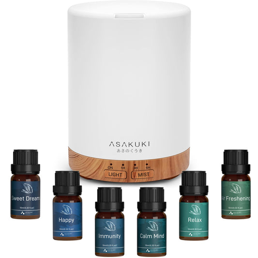 ASAKUKI diffuser 300ml brown with oils