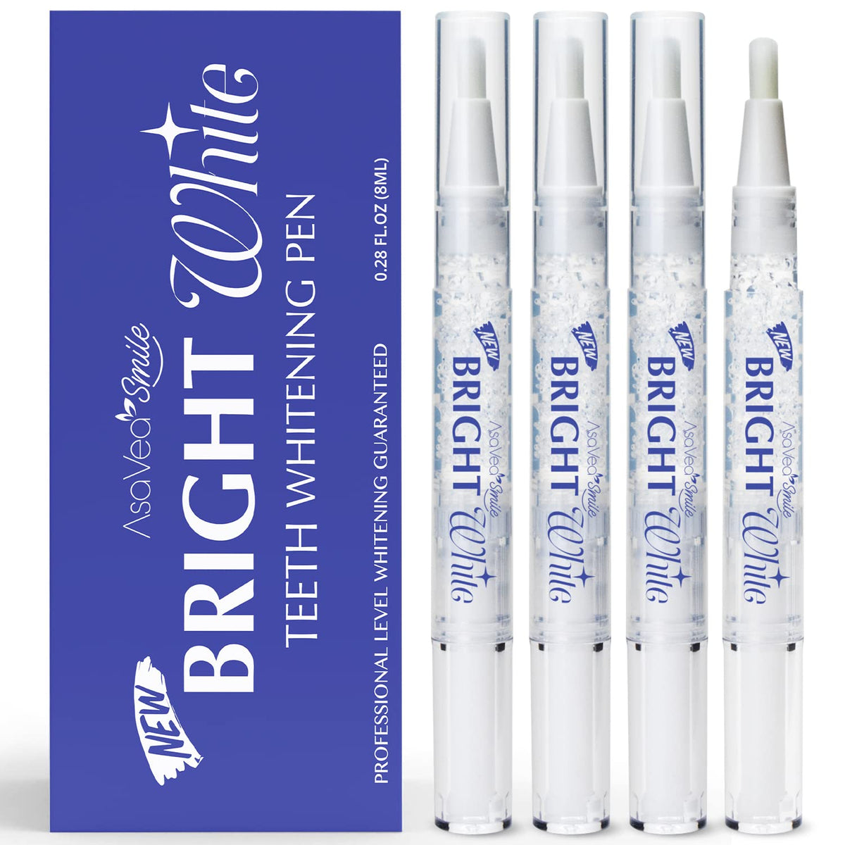 AsaVea Smile Teeth Whitening Pen 4-pack