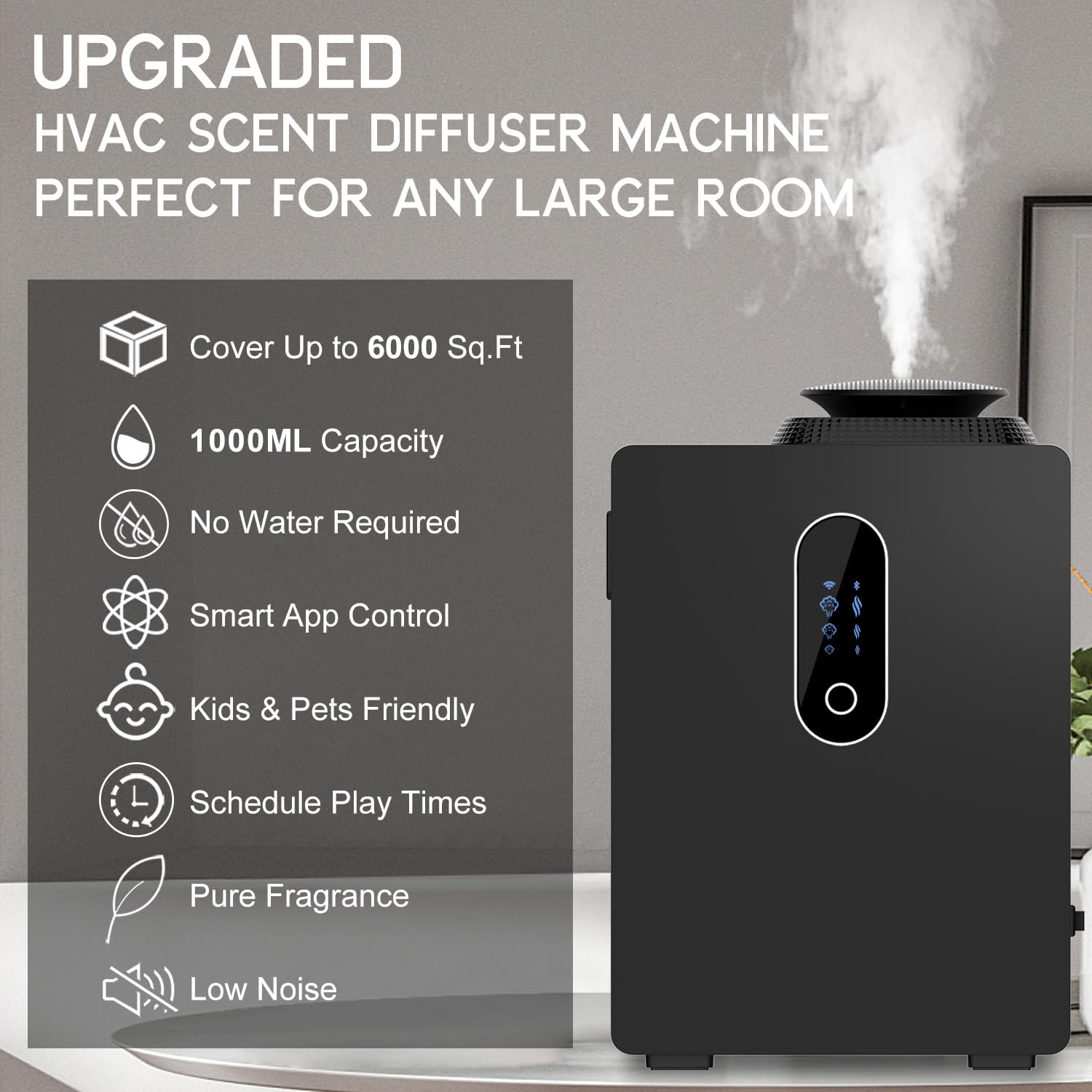 Scent diffuser 1000ml tank close-up