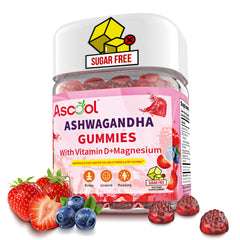 Ascool Ashwagandha Gummies bottle packaging front view