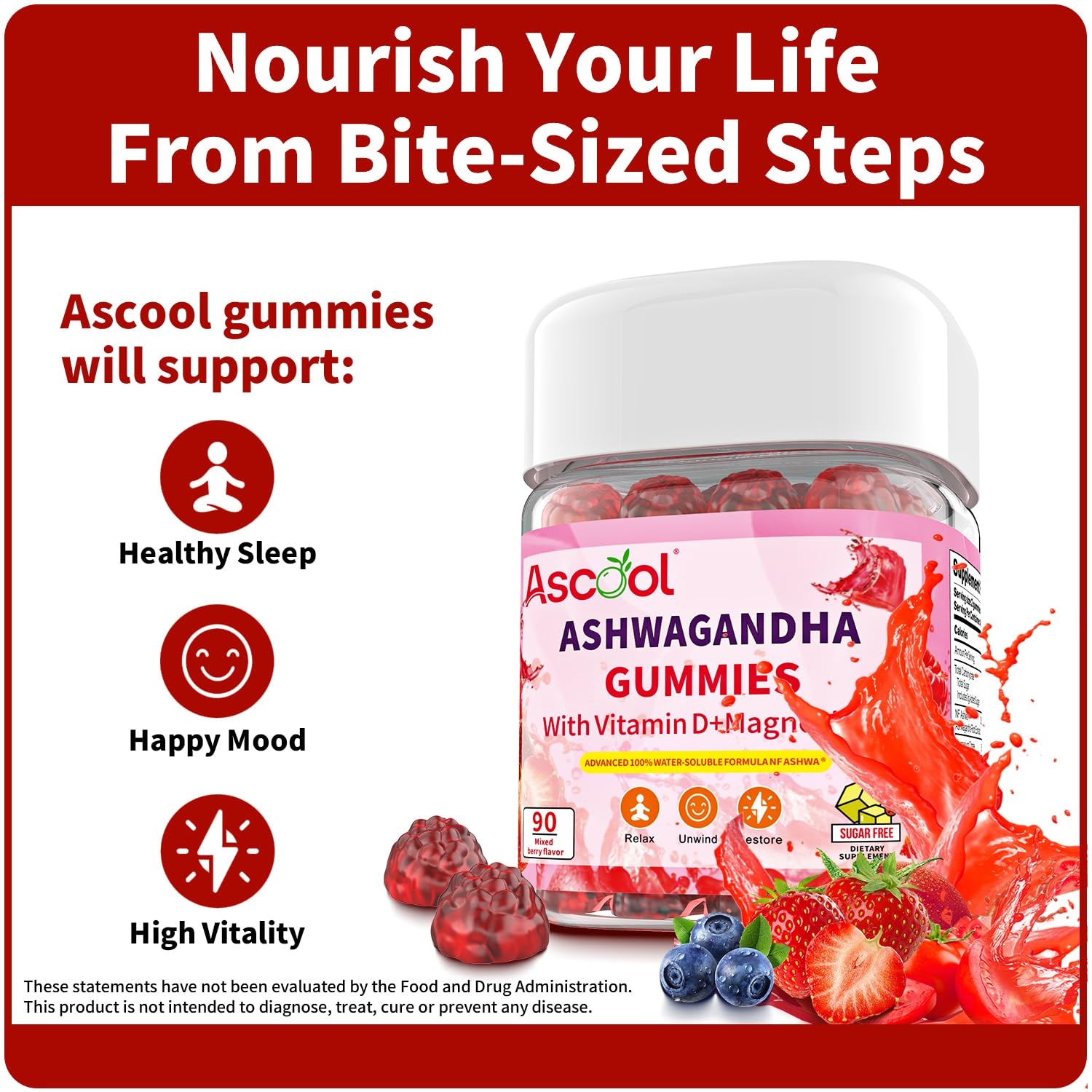Gummies suitable for both women and men for stress relief