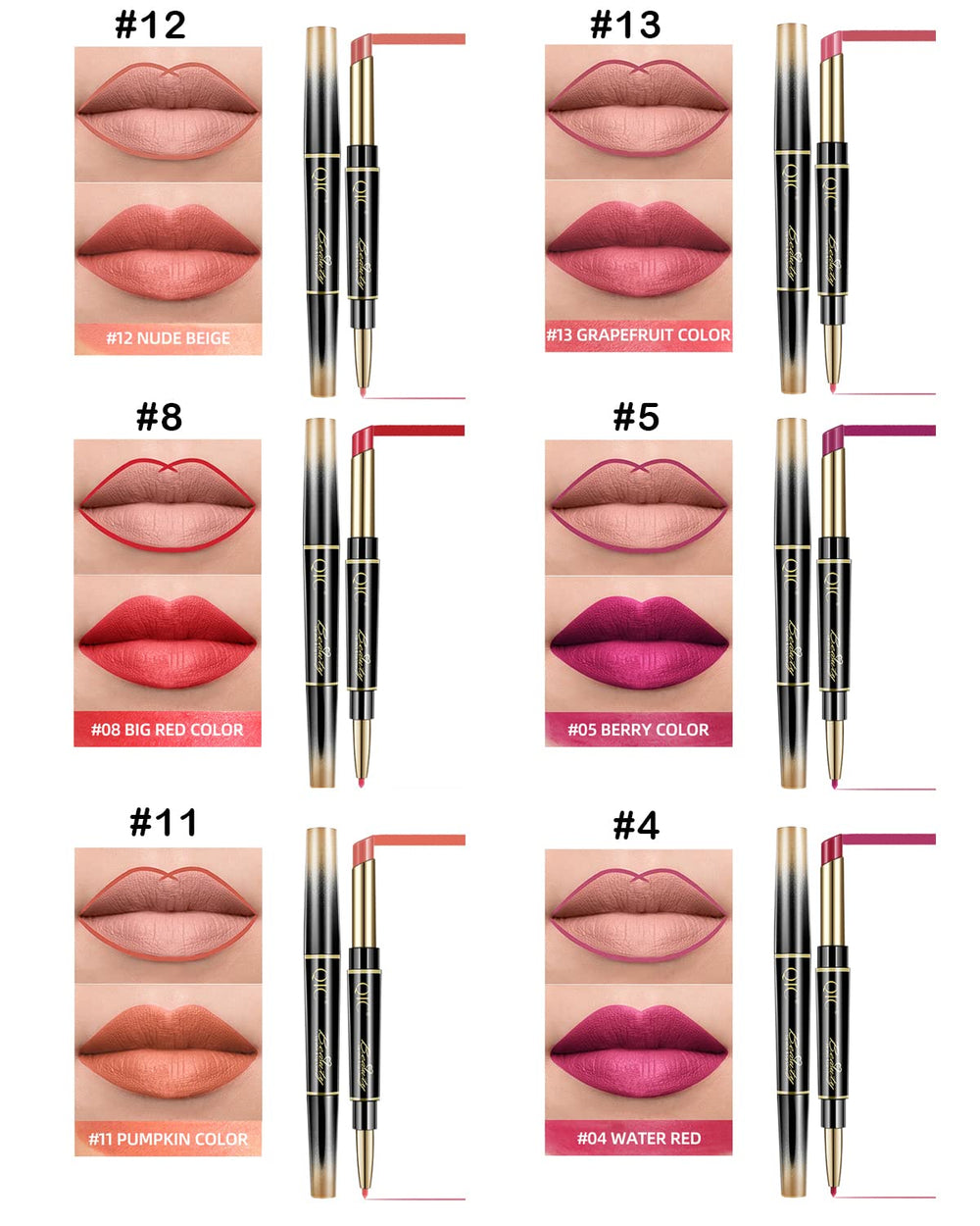 Aseawave rose lipstick with moisture-rich lip liner for soft, comfortable wear.