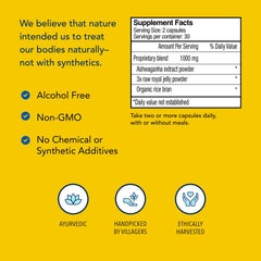 Close-up of Ashadrene 60 Caps tablet