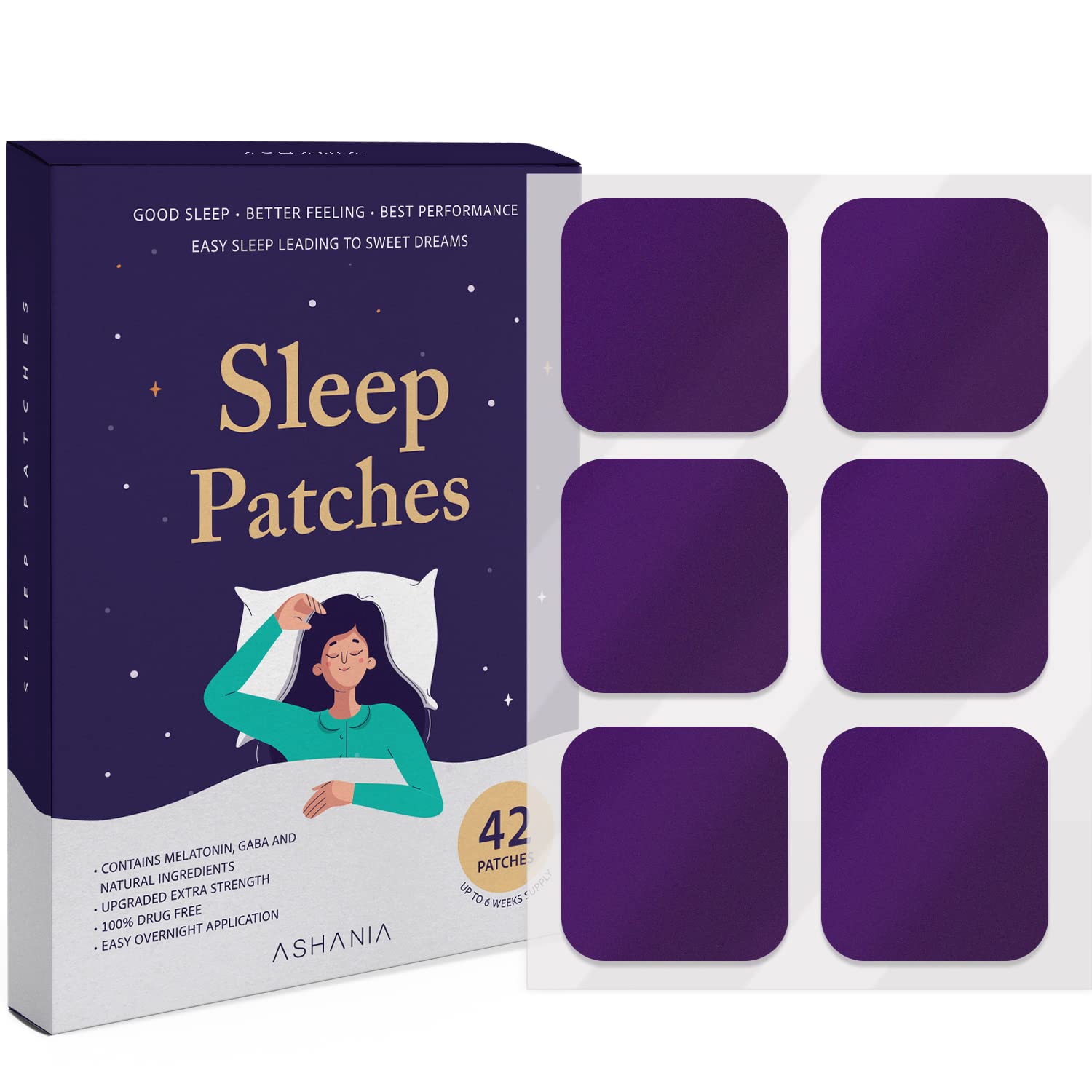 Plant-based premium ingredients used in Ashania Sleep Patches
