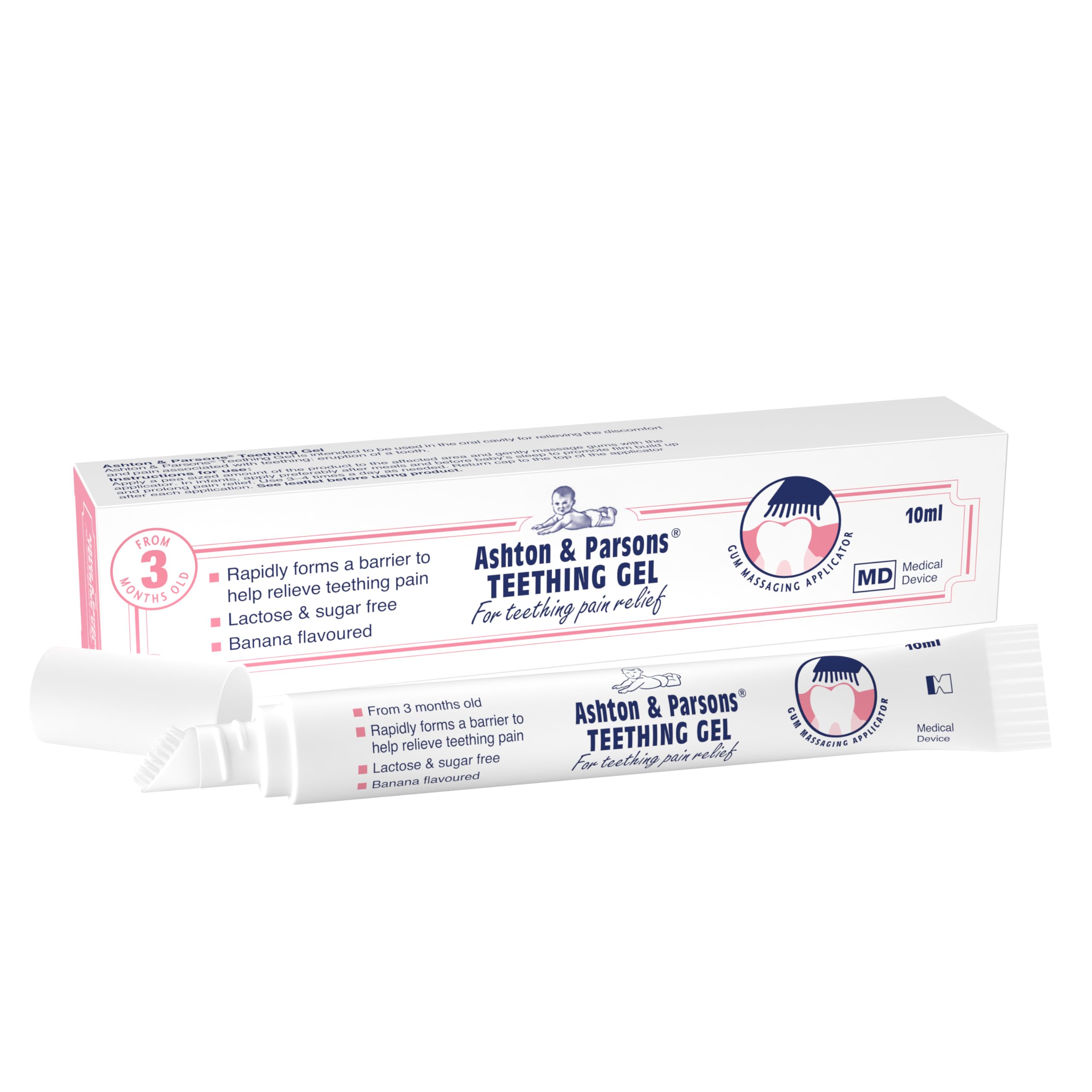 Ashton & Parsons Teething Gel 10ml for 3 Months+
