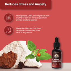 Ashwa Harmony liquid bottle showing 4 fl oz label