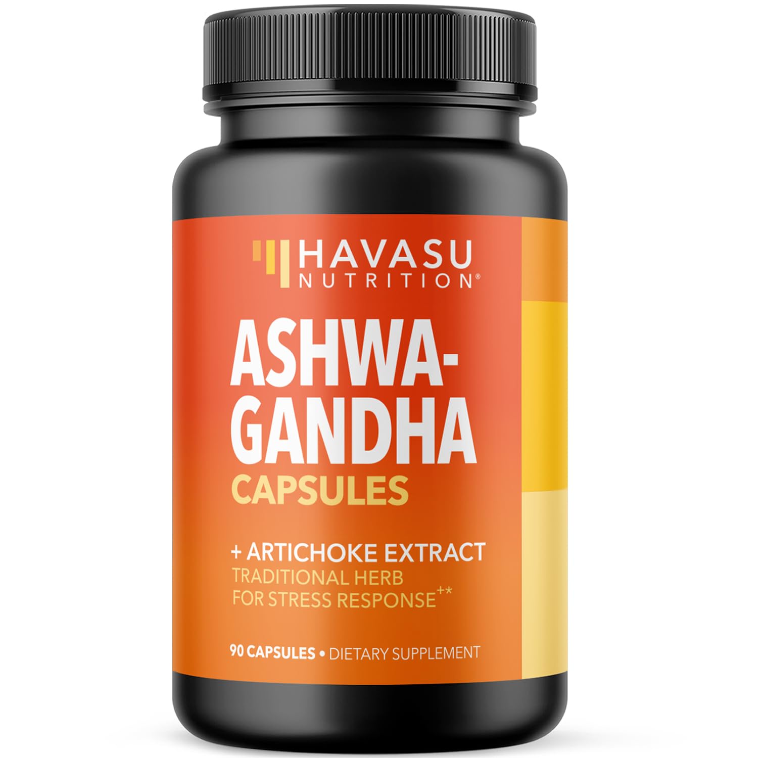 Product front view: Ashwagandha 1000mg with Artichoke Extract bottle