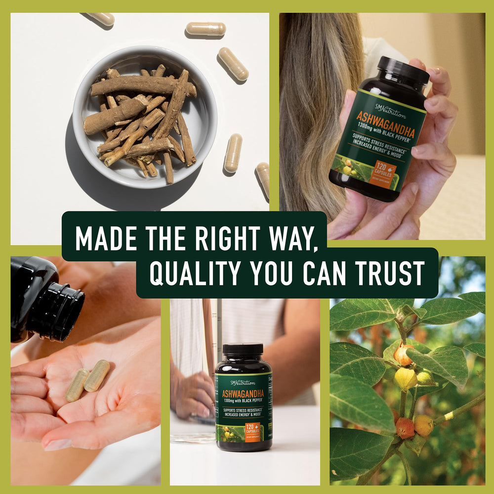 Supplement bottle with black pepper for enhanced absorption