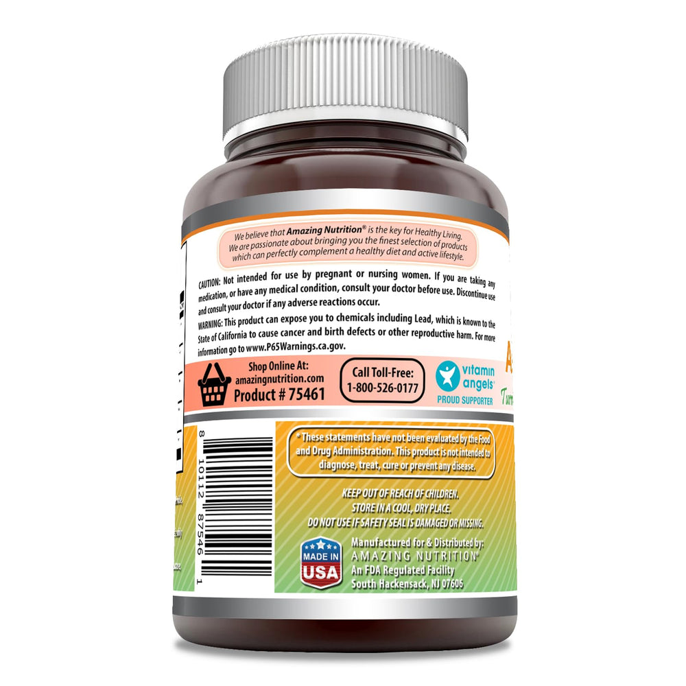 Close-up of 5200 mg per serving text on bottle label