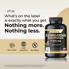Ashwagandha with black pepper extract for absorption