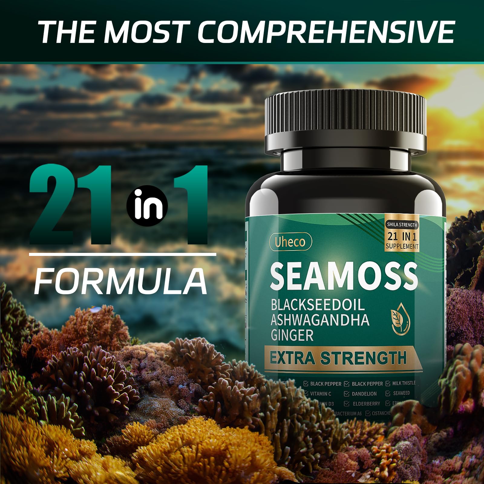 Ashwagandha, Black Seed and Turmeric blend