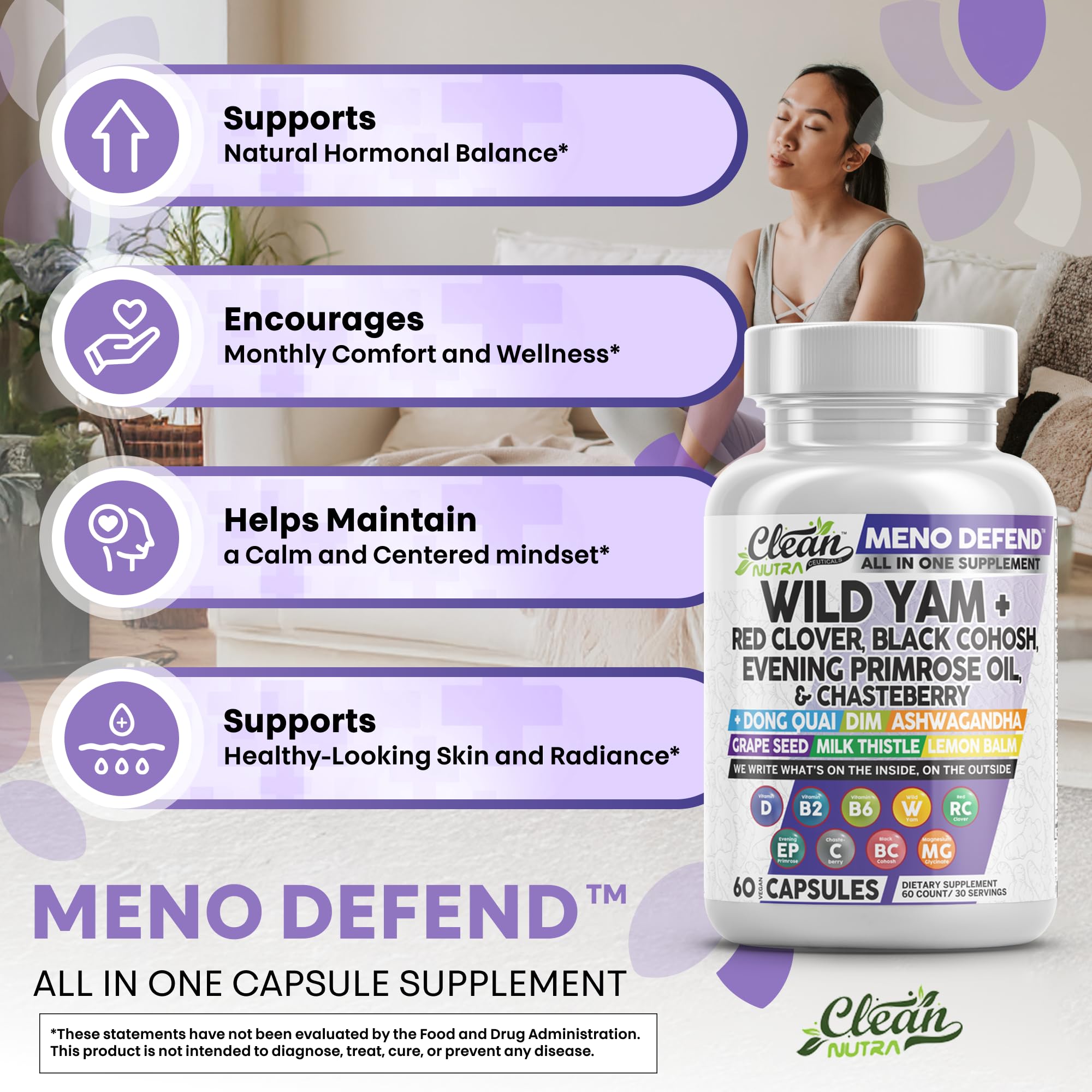 Ashwagandha, grape seed extract, and milk thistle capsules