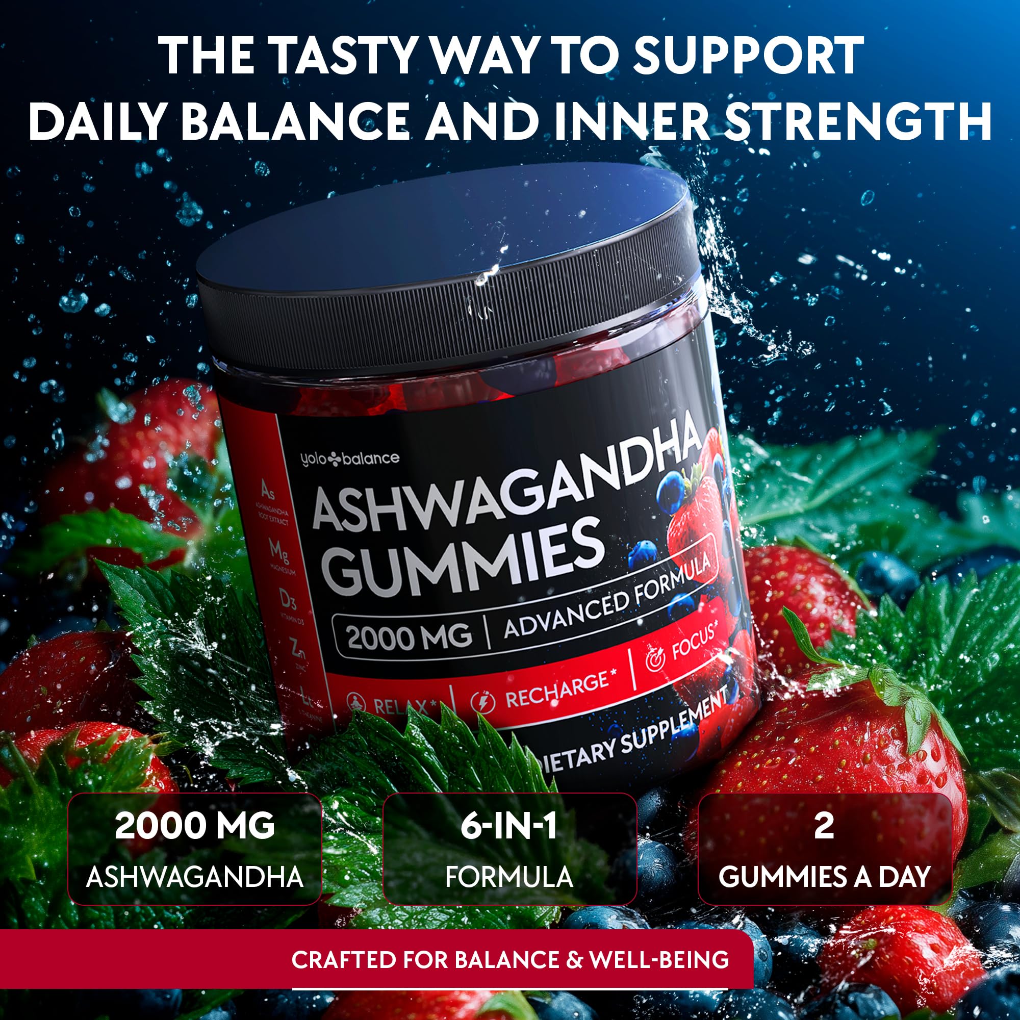 Ashwagandha Gummies 120-count packaging