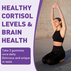 Concept image illustrating cognitive support and immune health from gummies